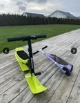 Sparcykel och snowrider