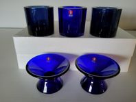 3 ljuslyktor Iittala  kivi 2 ljusstakar iittala kartio 
