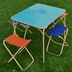 Campingbord Origo med 4 stolar