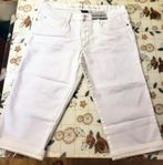 Vita korta jeans 