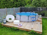 Pool Bestway med sandfilterpump