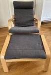 IKEA Poäng med pall