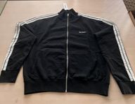 Herr Zip hoodie Y2K tröja med vita ränder Iets Frans size 