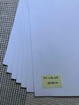 Konstnärsmaterial Kartong Ark Papper Svart Vit Pyssel Hobby