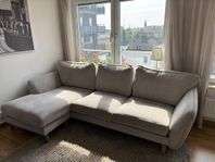 Soffa divan beige