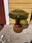 Bordslampa retro teak 50-tal 60-tal