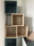 Eket vägghyllor och kuber från IKEA