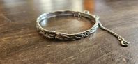 antikt silver armband