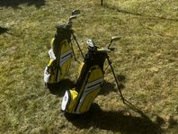 Två golfset junior för barn mellan ca 5-10 år