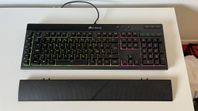Corsair K55 RGB Gaming-tangentbord – fullt fungerande