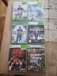 6st XBOX 360 spel.