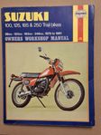 Suzuki 100, 125, 185 & 250 Trail Bikes Haynes Owners Manual