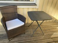 Utebord och stolar