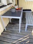 Utebord och bänkar 2 st