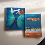 2 skolböcker: Engelska & Matematik – Fint skick!