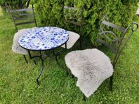 LÄCKERT CAFESETT I MEDDELS HAVET STIL