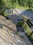 Hillerstorp Café sett bord + 2 stolar