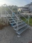 Galvaniserad ståltrappa