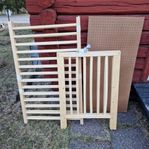 spjälsäng barnsäng babysäng m tillbehör