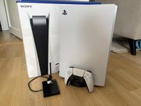 Playstation 5 2tb, med disc + extra SSD om 2tb