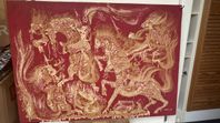 Batiktavla från Indonesien, 60-tal