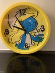retro klocka smurf peyo