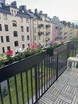 Två balkonglådor i plåt Balkonyliving. 80cm
