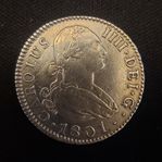 1801 Spanien Carolus IV 2 reales Sevilla
