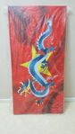 Dragon Tavla 80x40 cm