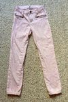Jättefina rosa jeans i stl 122 stretchjeans