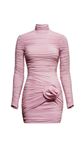 Pink ruched mini dress from Magda Butrym size S