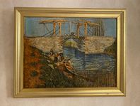 reproduktion av Vincent van Goghs verk “Le Pont de Langloi