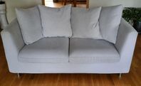  2 sits soffa + pall