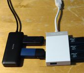 USB Hub + USB Minnen