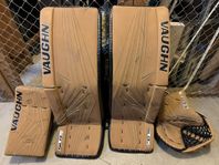 Grymt och ovanligt helset hockey målvakt