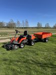 Husqvarna Rider R111B Hydrostat inklusive släp