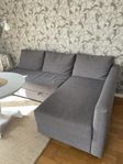 BÄDDSOFFA M FÖRVARING