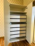 Pax garderob 100cm -många lådor