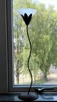 Piedestal med glasvas