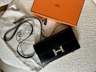 Hermes Constance To Go svart Box-läder phw