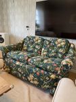 Soffa 2-sits William Morris klädsel 