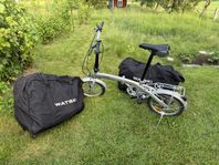 2st watski ihopfällbara camping/båtcyklar 6vxl