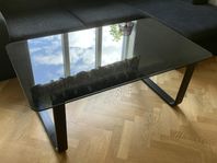 soffbord rökfärgat glas 