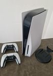 Playstation 5 Disc Edition - 2 kontroller