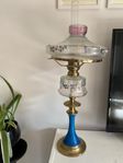 Fotogenlampa, Fransk, antik, 71 cm. Unik!