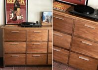 Arkivskåp / Sideboard med 9 lådor - Byrå Lådskåp Tv-bä