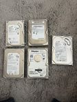 Hårddiskar pris för alla 500gb,500gb, 300gb, 250gb,80gb