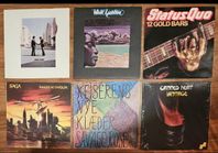 Pink Floyd, Canned Heat, Saga, Status Quo, Lp-Skivor 