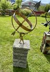 Atlas solur koppar mässing med stativ