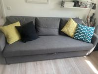 Bäddsoffa med 2 bäddmadrasser